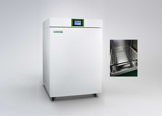 Incubadora da pilha do CO2 do revestimento de ar do microprocessador do laboratório com painel LCD do toque